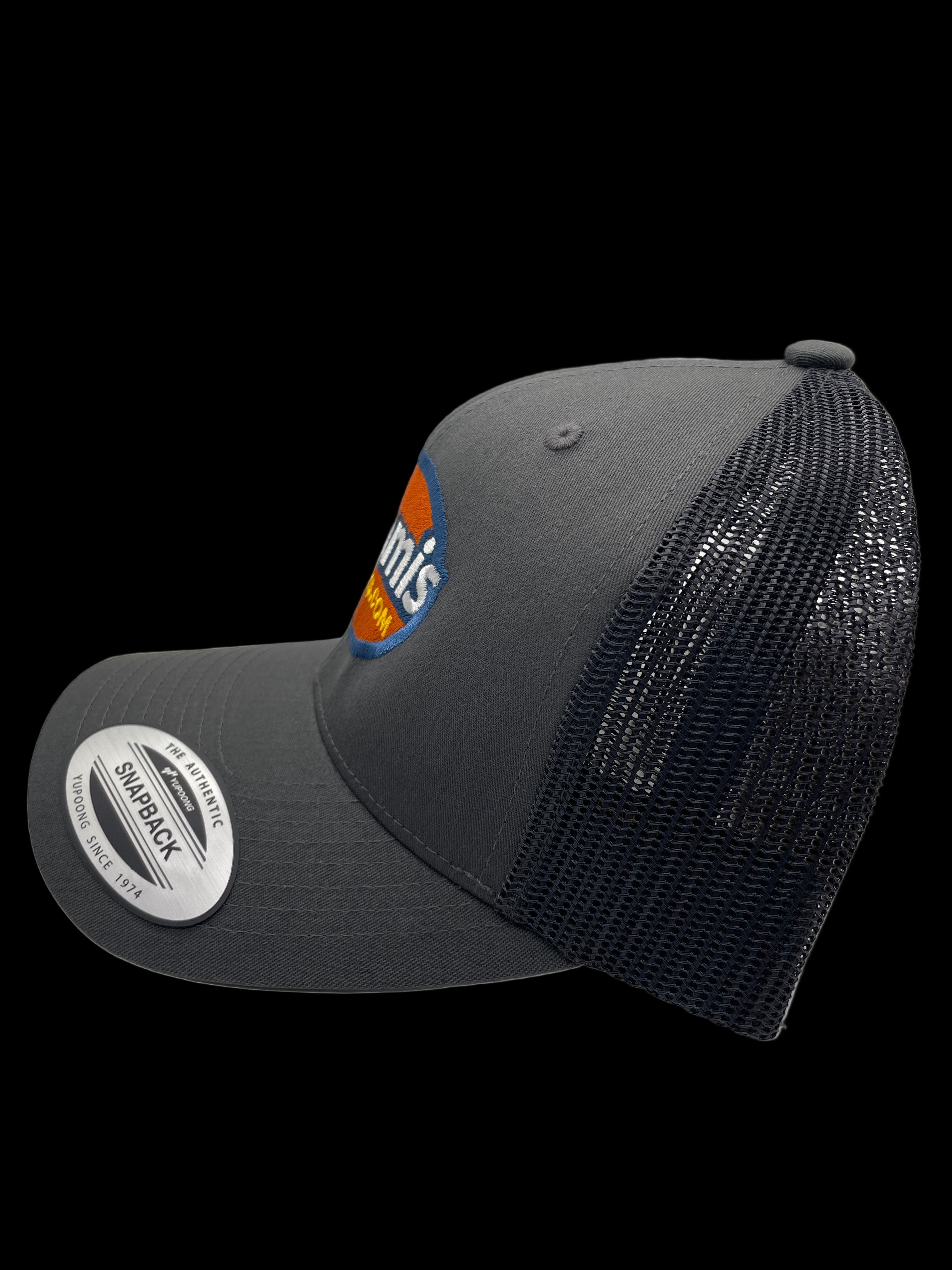 OG Snapback Hat- Charcoal/Black
