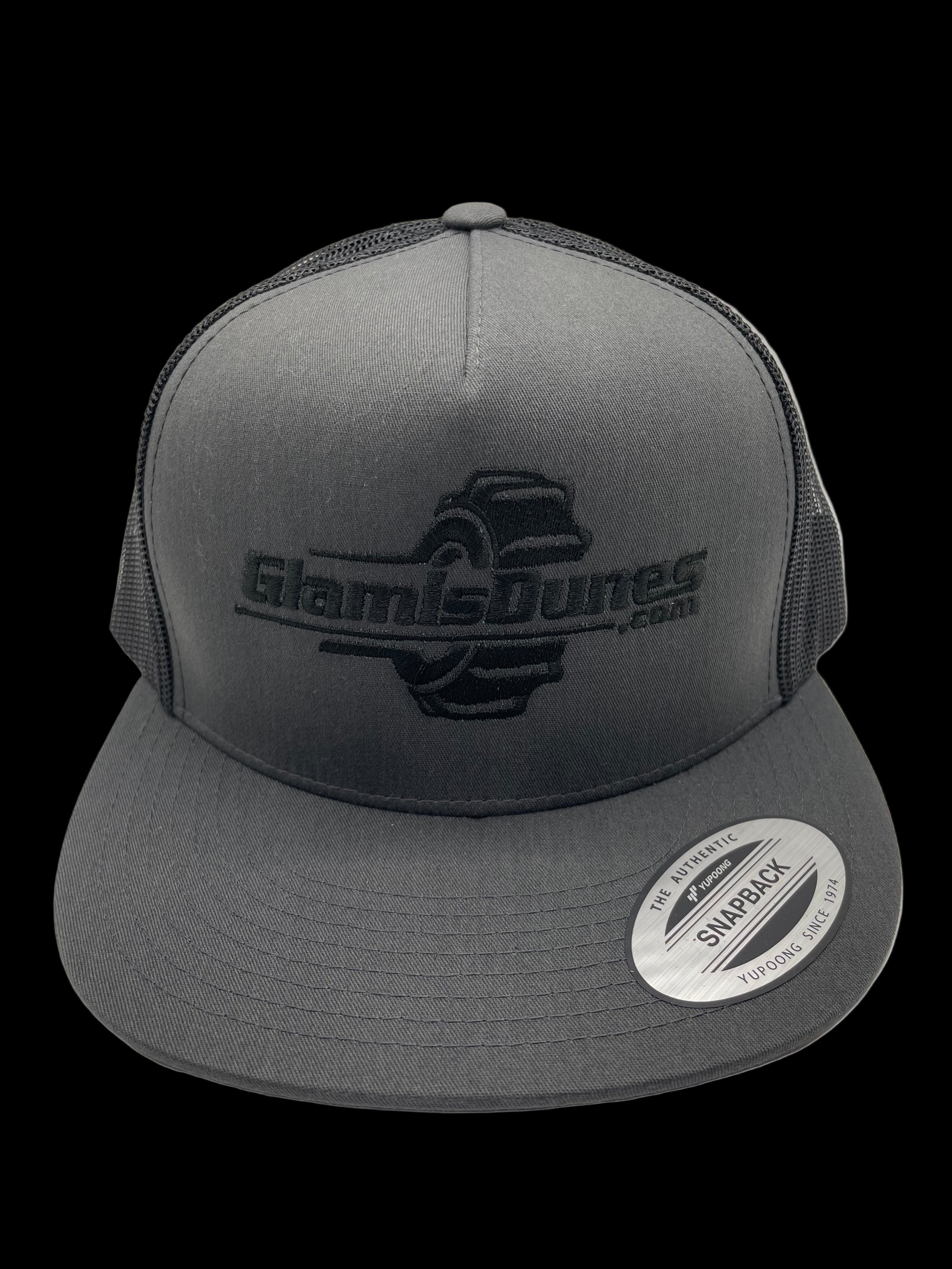 GD Center Tire Snapback Flatbill- Charcoal